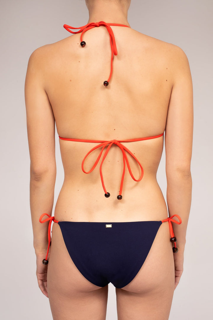 Josie Bikini Navy/Orange Top