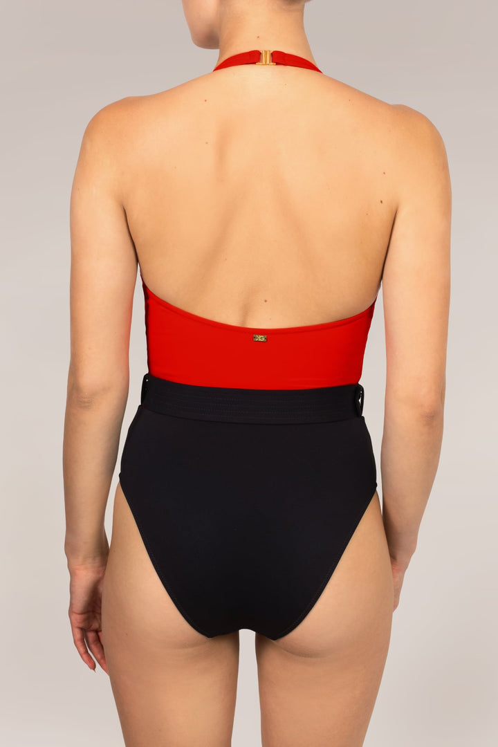 Kiva Swimsuit Black/Red