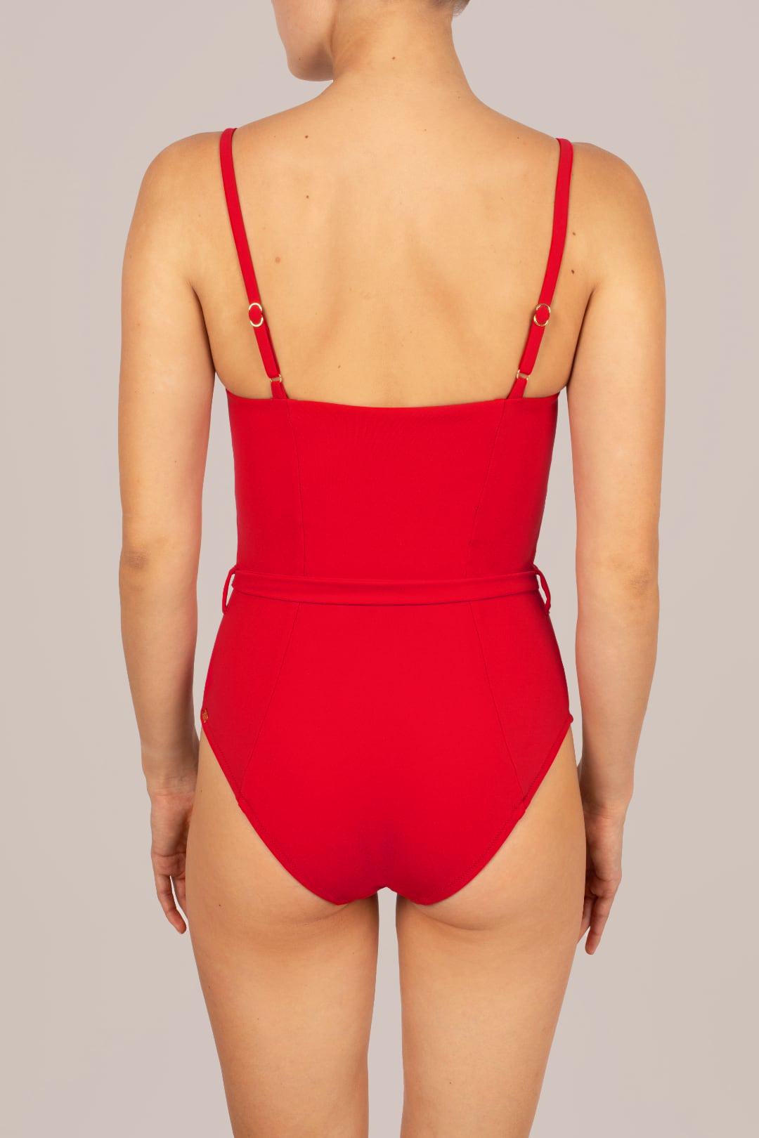 Gigi Underwired One Piece in Cherry Red