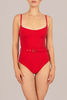 Gigi Underwired One Piece in Cherry Red